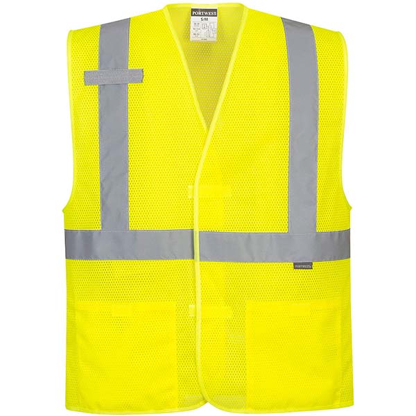 Economy Reflective Mesh Vest by Portwest